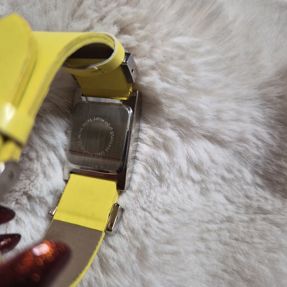 Cache Yellow and Silver Women's Watch - Picture 5 of 10